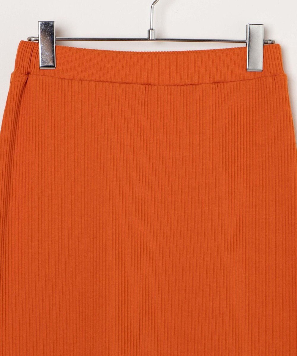 WEGO カラーリブイージーロングスカート 