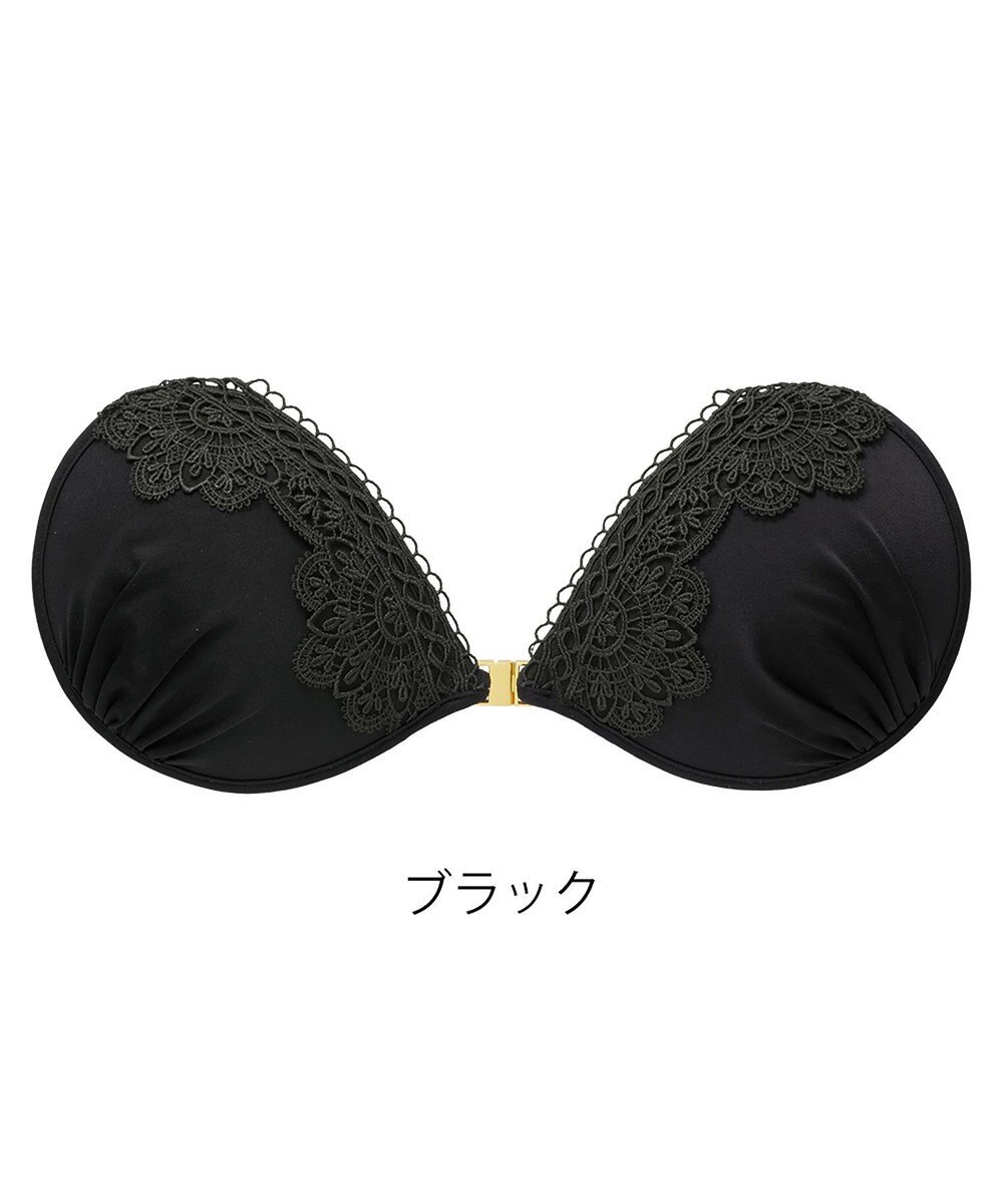 BRADELIS New York 【NuBra / ボリュームアップ】パテッドヌーブラ ノクターンレース  蒸れにくい バックレス コレクション デザインヌーブラ 正規品 