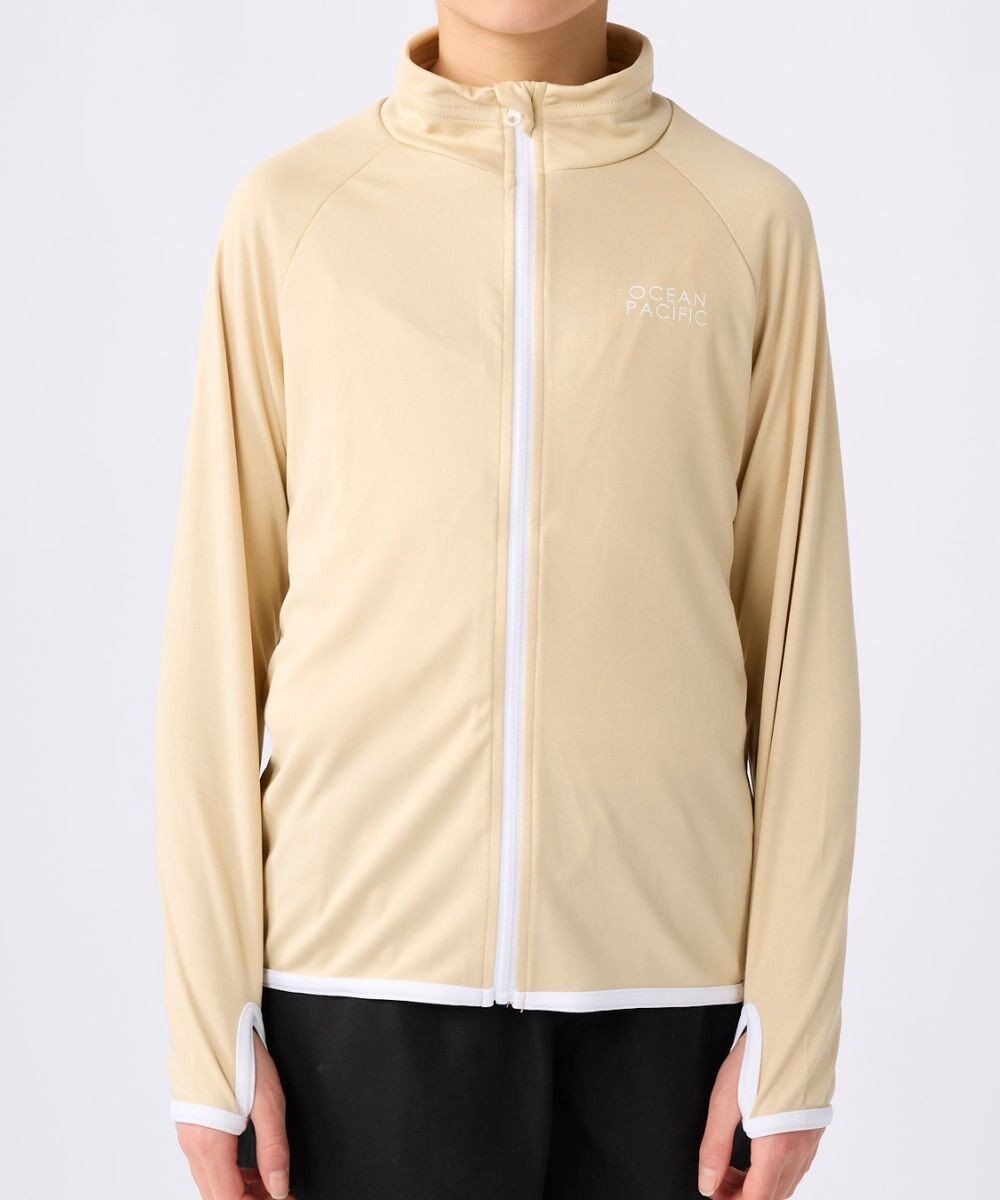OP／FILA 【Ocean Pacific】フルジップ OPロゴラッシュガード 