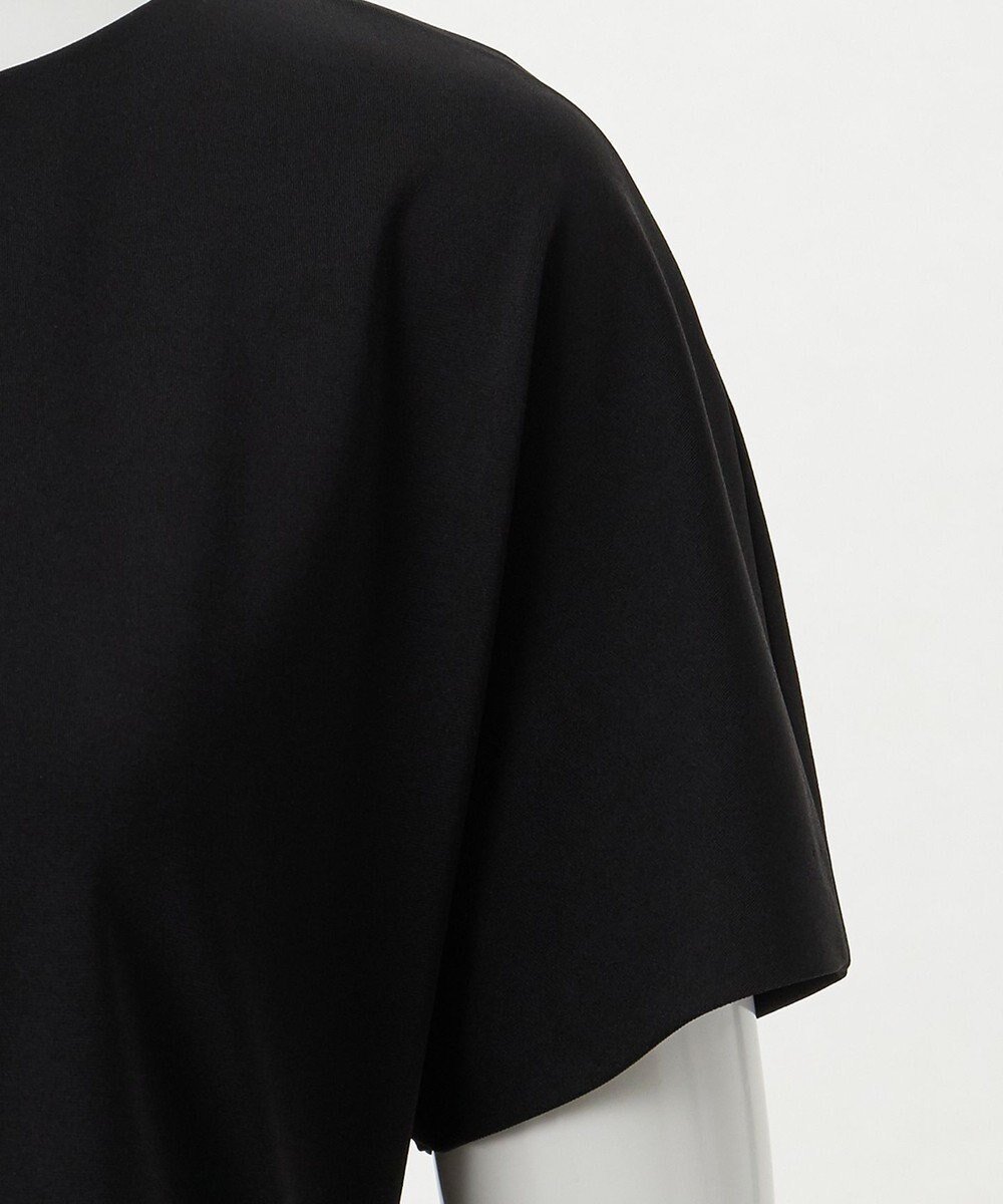 23区 L 【エステータ】トリアセストレッチクロス タック ブラウス 