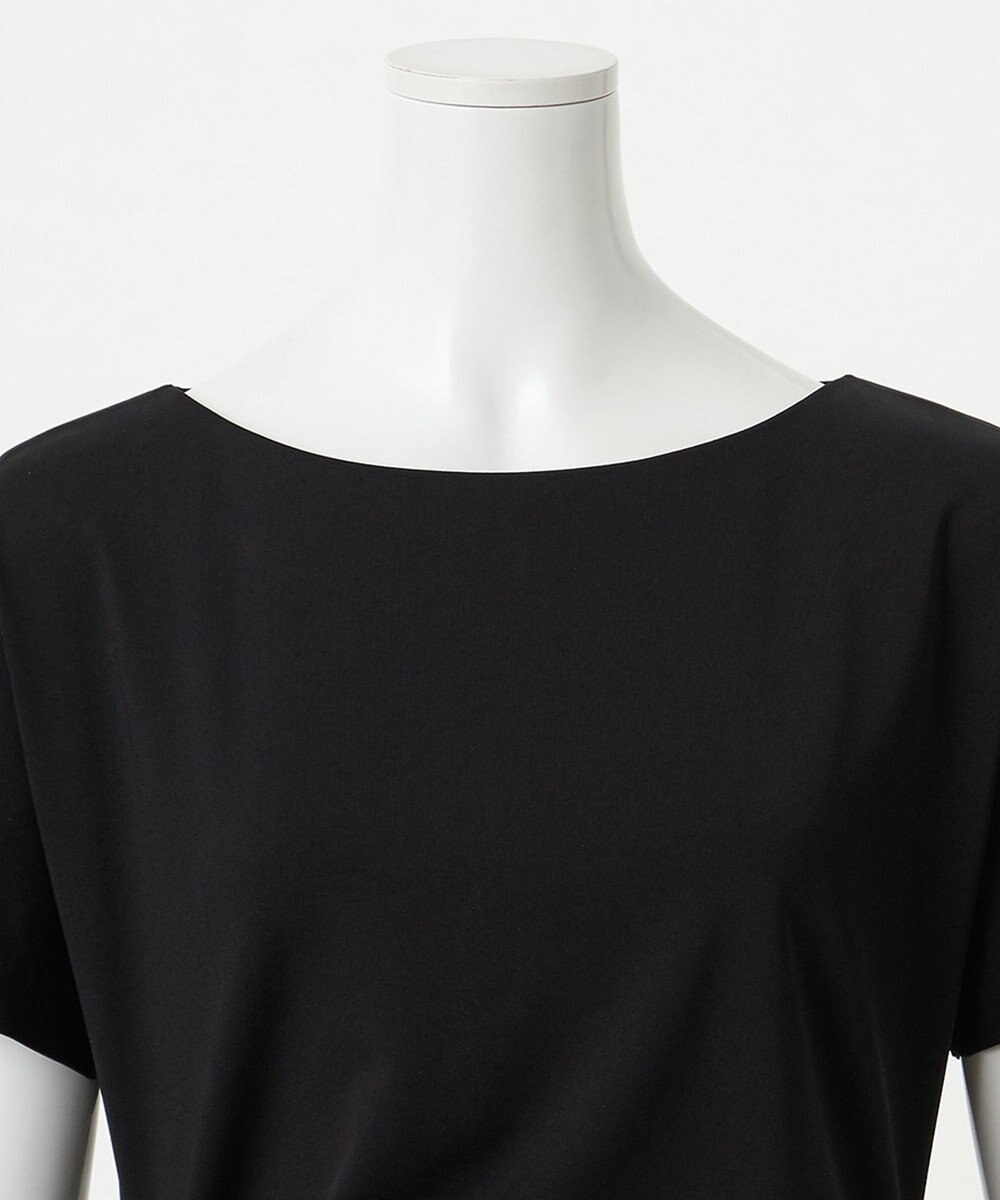 23区 L 【エステータ】トリアセストレッチクロス タック ブラウス 