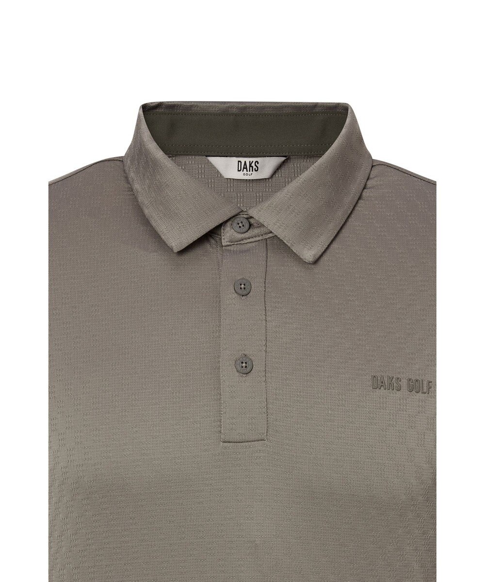 DAKS 【DAKS GOLF】冷感テクスチャ長袖ポロ 