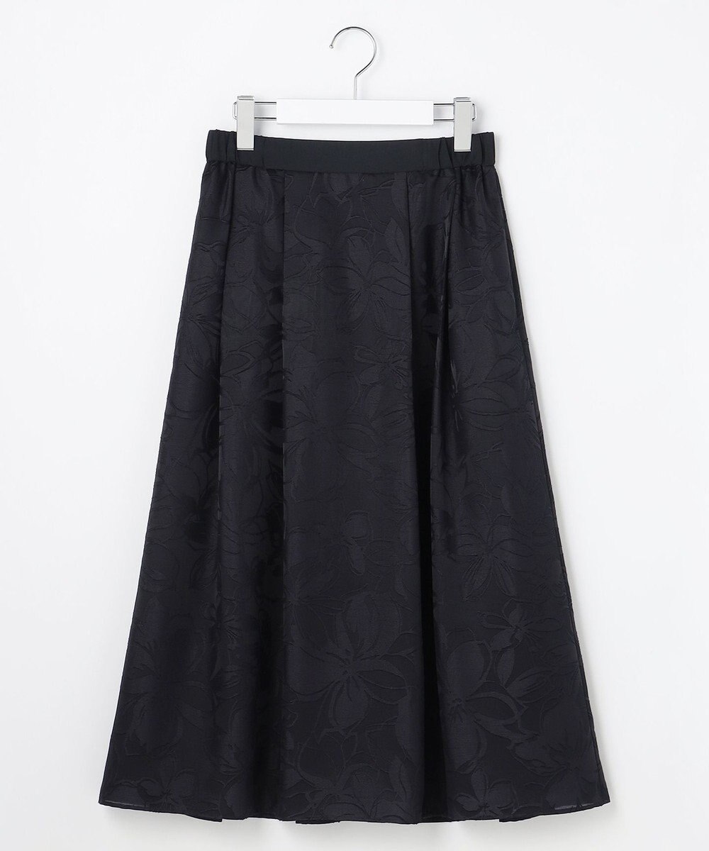 自由区 L 【17号サイズまで展開・セットアップ対応】フラワーオパールプリント スカート 