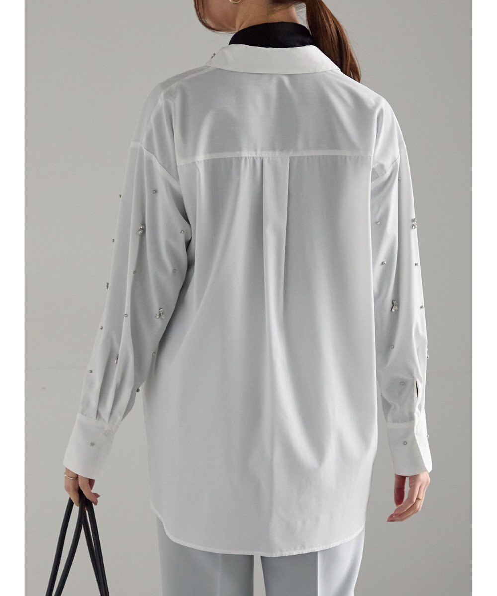 Te chichi ビジューデザインシャツ《2025winter catalog item》 