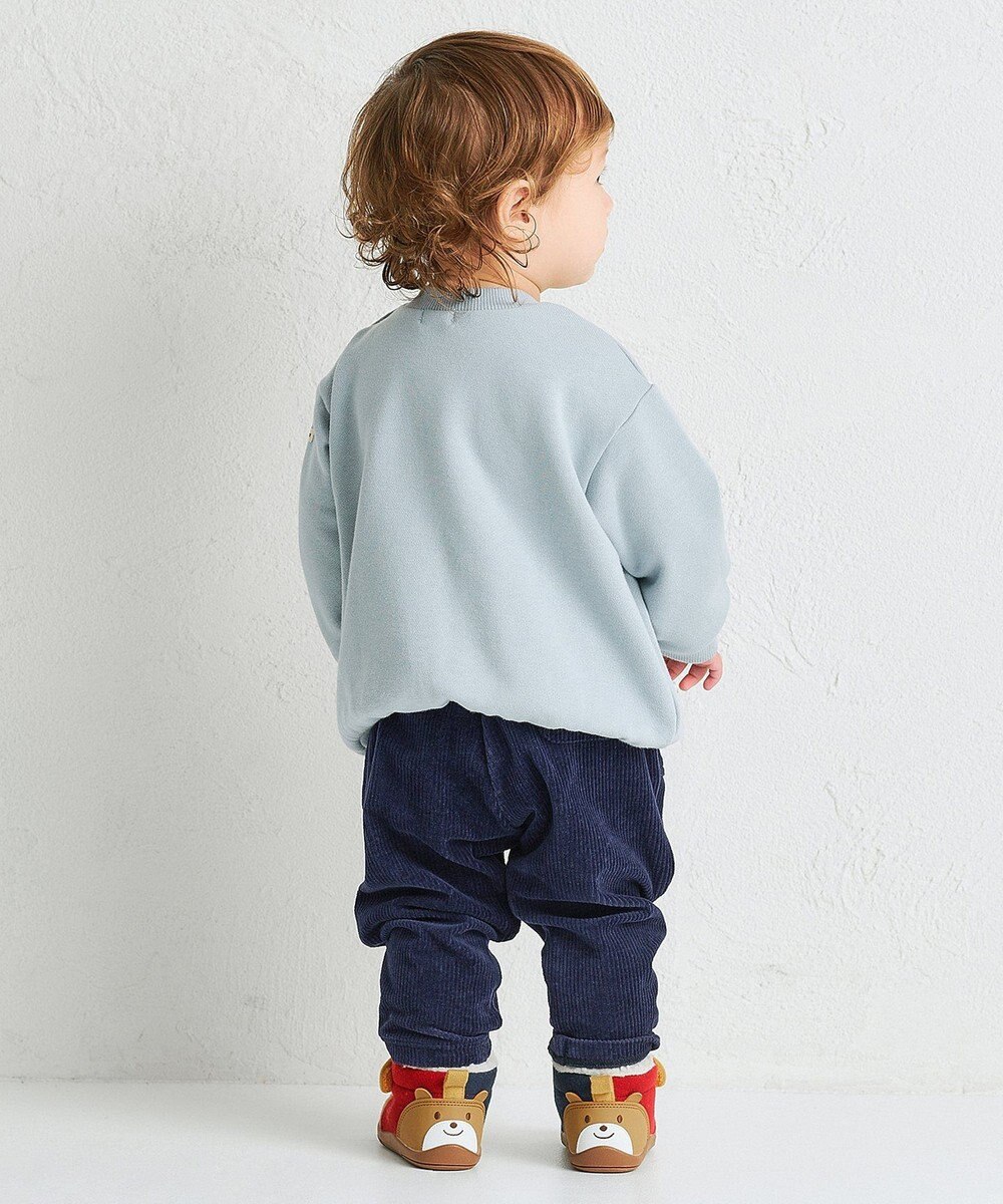 MIKI HOUSE HOT BISCUITS 【80-110cm】【NEW Color Series】裏毛パイル素材 トレーナー 