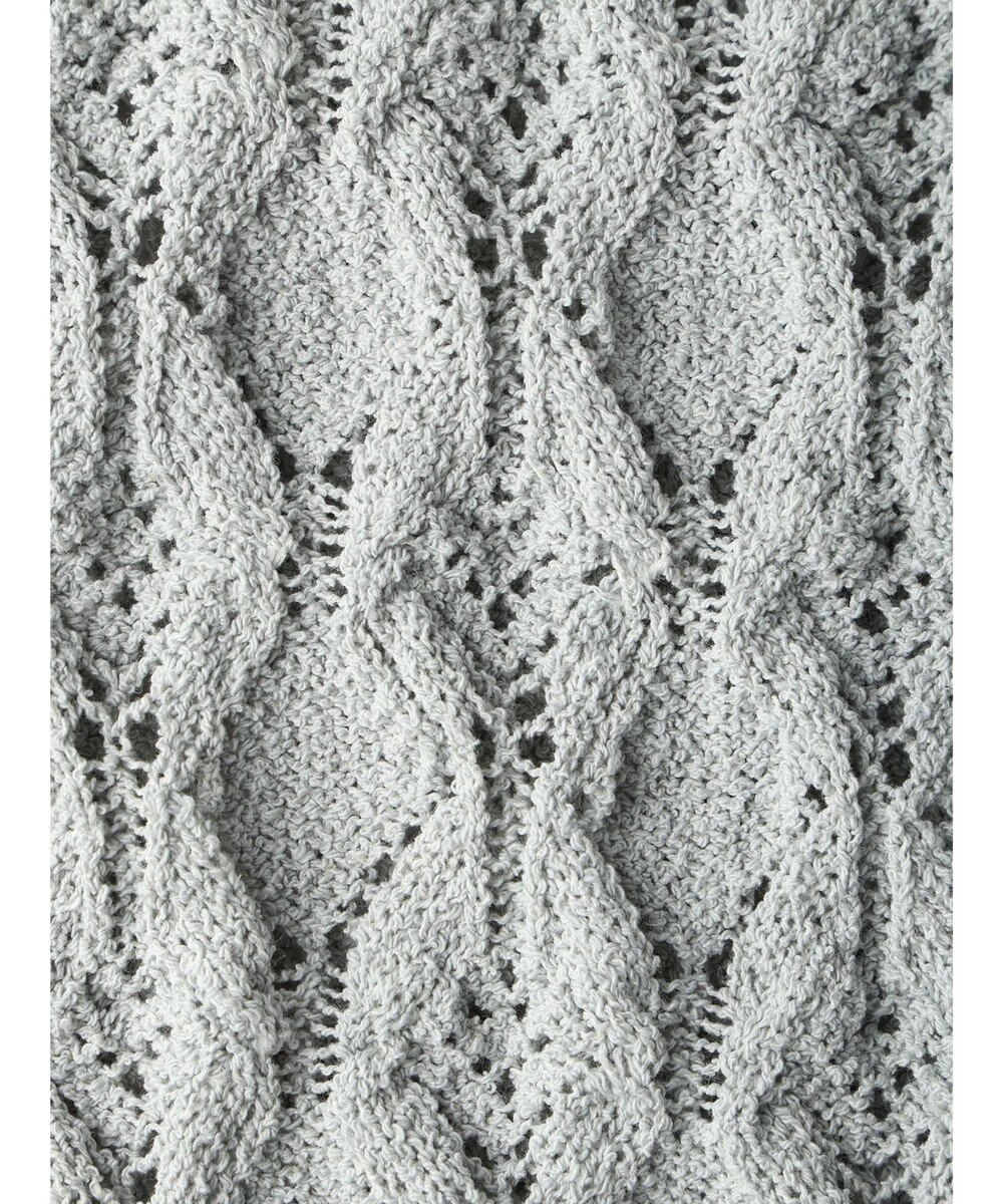 earth music&ecology クロッシェラインニットベスト 