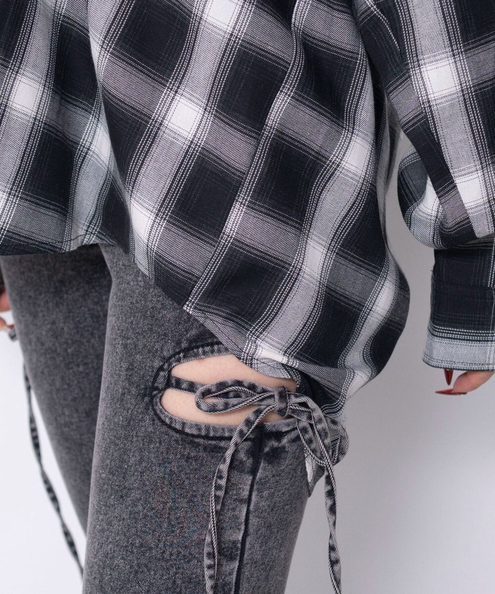 WEGO 2WAYオフショルシャツ 