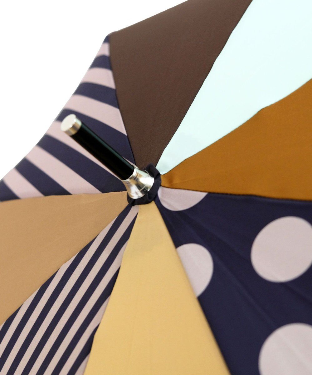 +RING 【プラスリング】【数量限定】 UNISEX 雨傘（長）60cm BRN T1201 