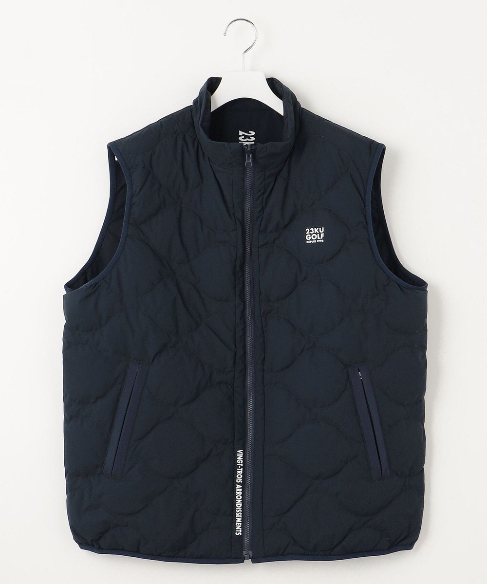 23区GOLF 両面使える【MEN/キングサイズ】リバーシブル ダウンベスト 