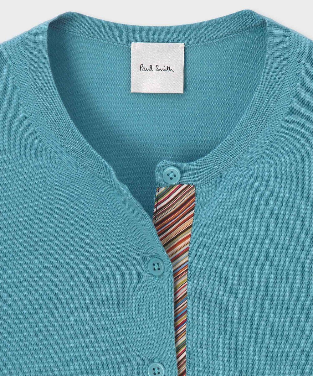 Paul Smith ドレープウール ストライプ カーディガン 