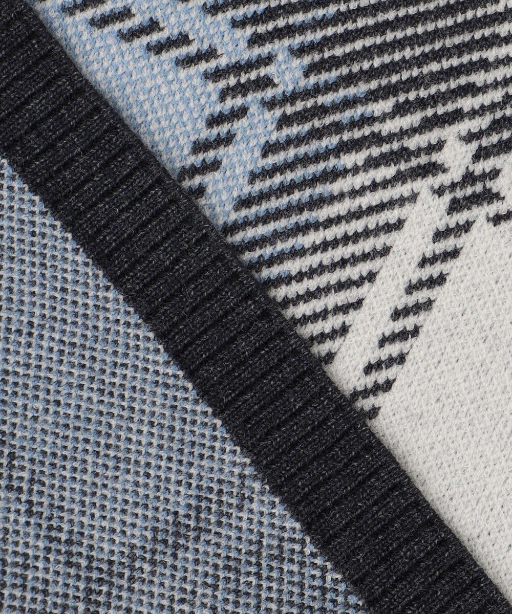 J.PRESS LADIES 【洗える】WOOLY STRETCH PLAID ニット 