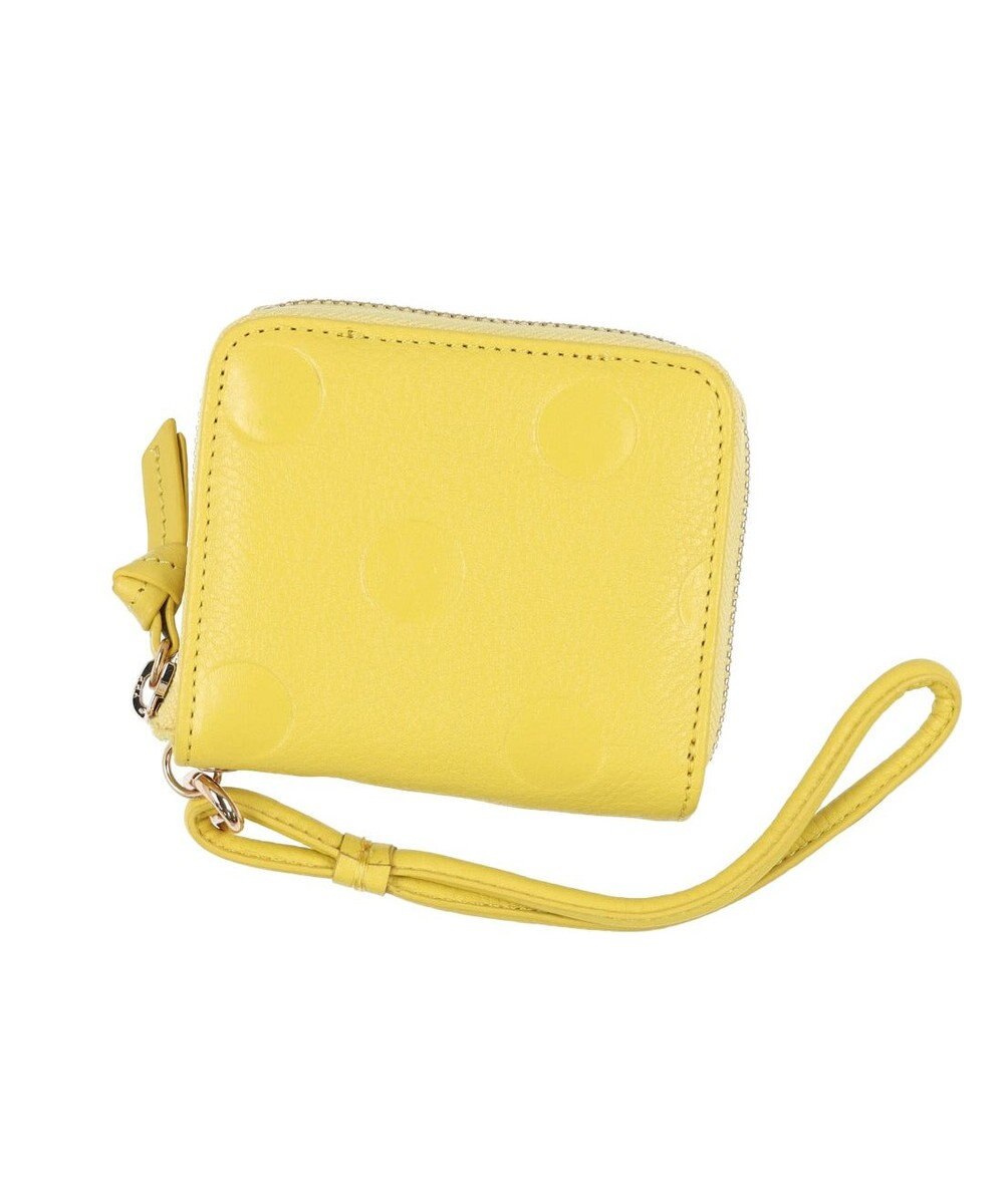 UNBILLION ペルケ perche / ドット型押しパームフィットストラップウォレット 