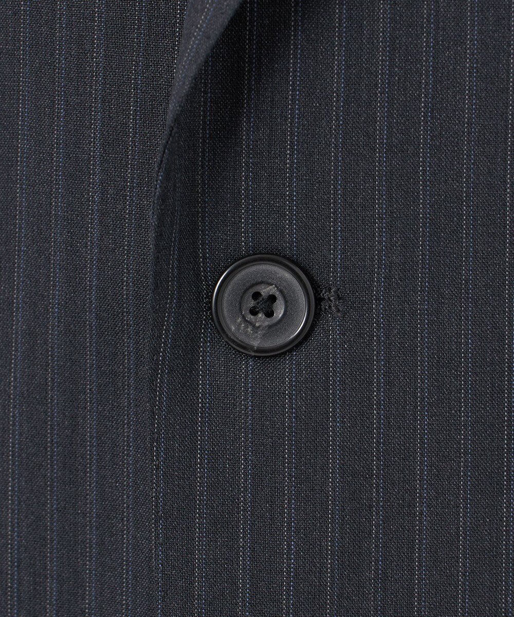 GOTAIRIKU 【御幸毛織】Superio160 ウールモヘヤシルクカシミヤ　スーツ（グレーストライプ） 