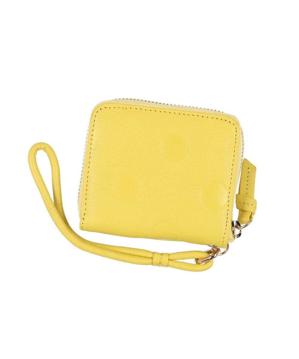 UNBILLION ペルケ perche / ドット型押しパームフィットストラップウォレット 