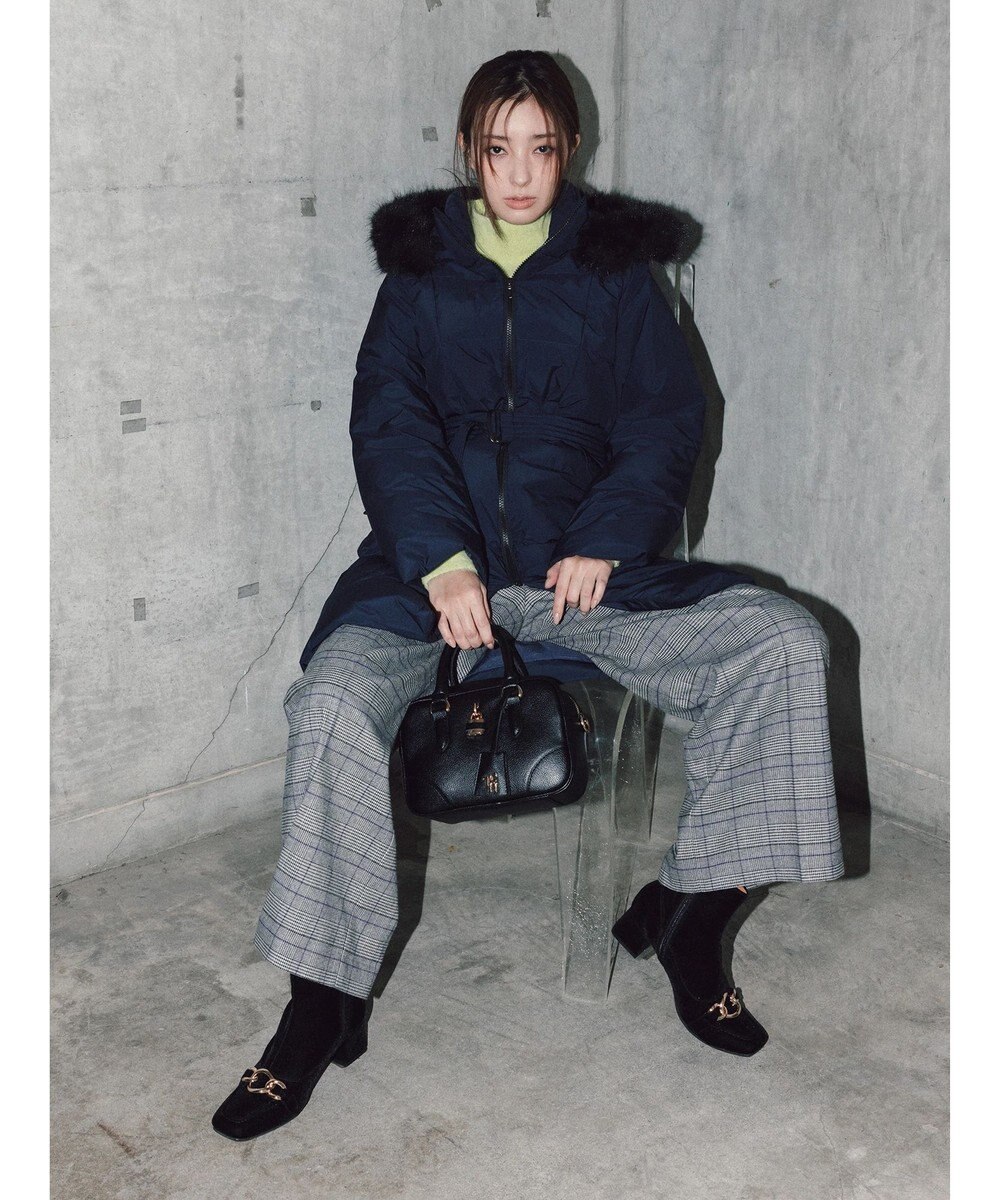 Te chichi 【宮本茉由着用】フードロングダウンコート 