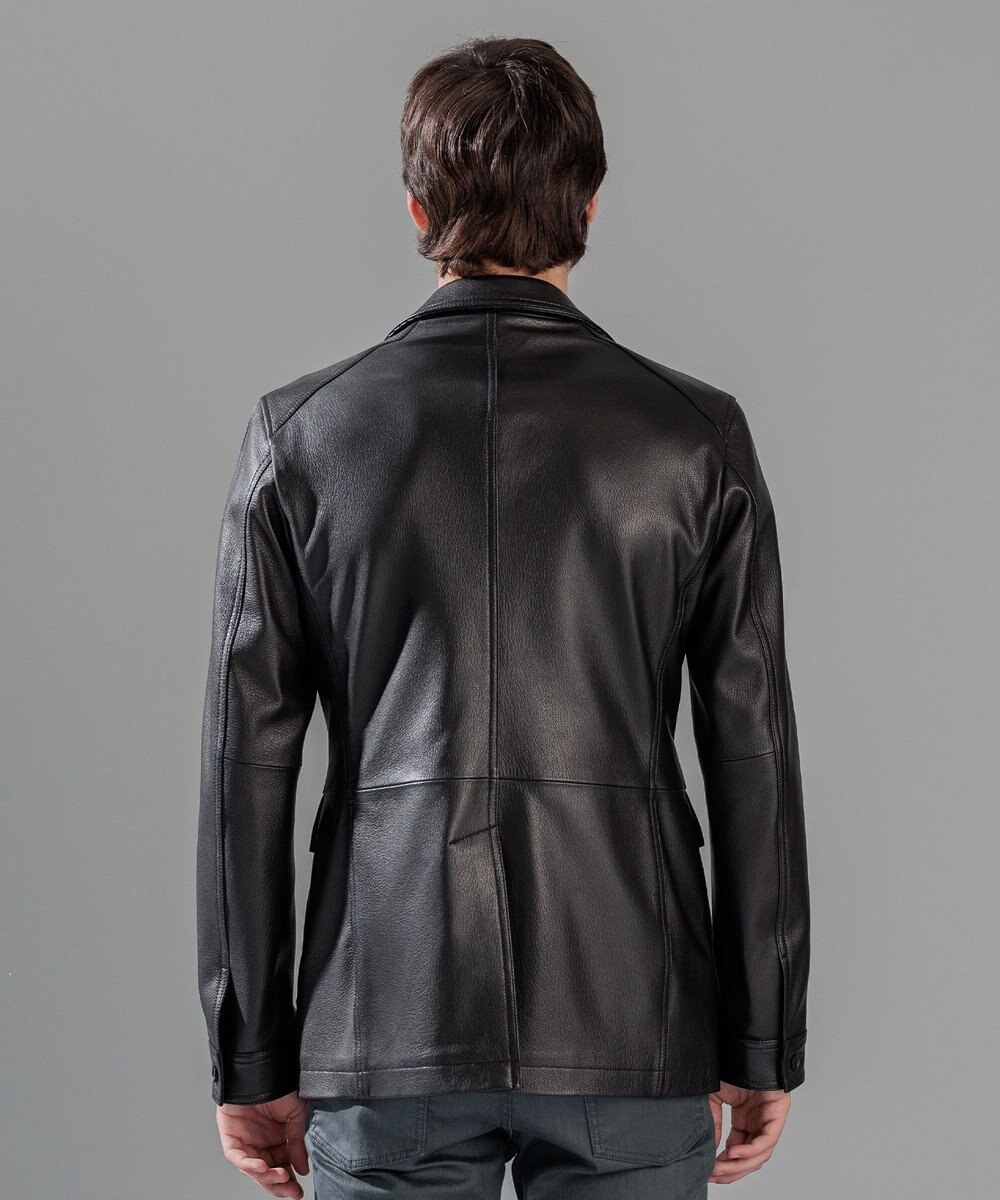 JOSEPH HOMME ライトゴートシュリンクレザー　ジャケット 