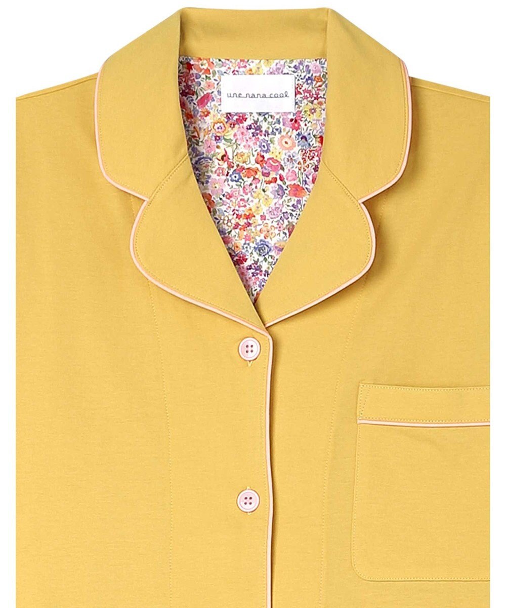 une nana cool 【綿100％】40ハイゲージ天竺半袖パジャマ MADE WITH LIBERTY FABRIC 