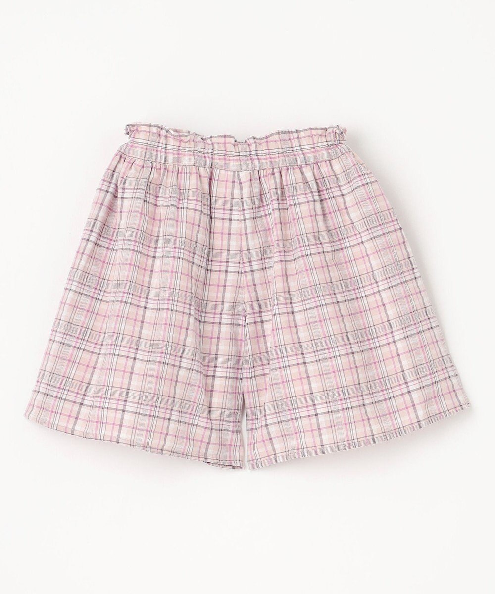 ANY KIDS チェック柄 ショート パンツ 