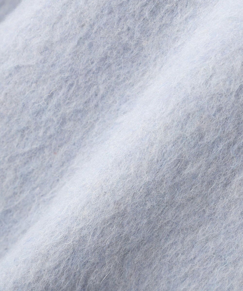 YECCA VECCA ウール混ミドル丈スタンドカラーコート 