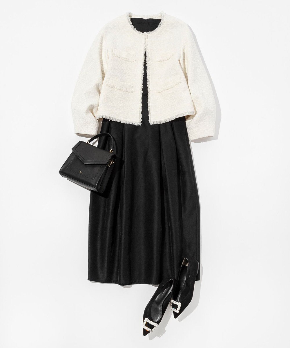 uncrave 【手洗い可】シャイニー シアー コクーンスカート（uncrave STANDARD） 