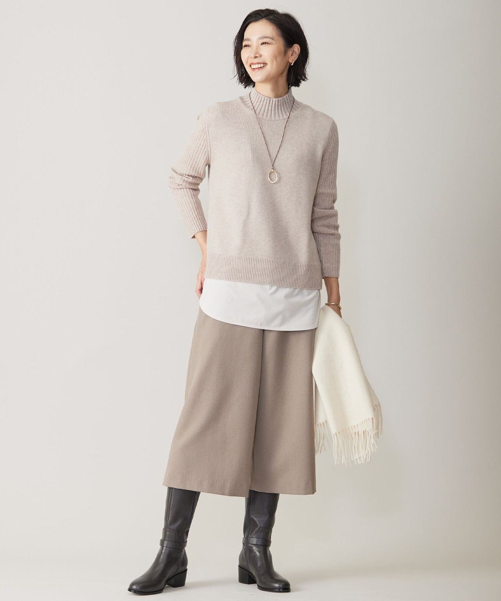 J.PRESS LADIES S 【WEB限定カラーあり・洗える】ツムギート flannel キュロット パンツ 