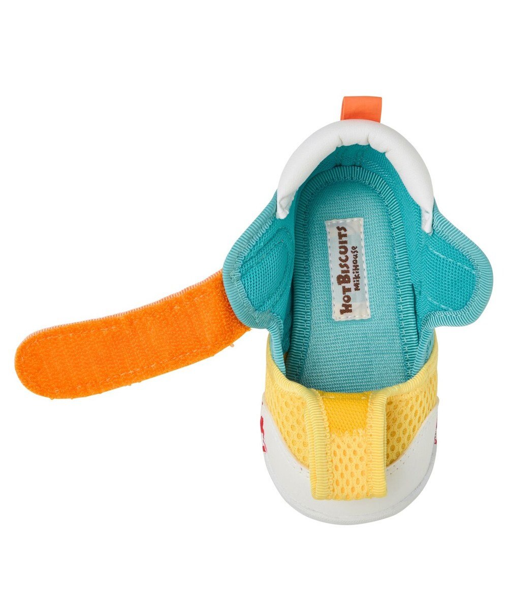 MIKI HOUSE HOT BISCUITS 【11.5-13.5cm】かかと顔 メッシュ ファーストベビーシューズ 