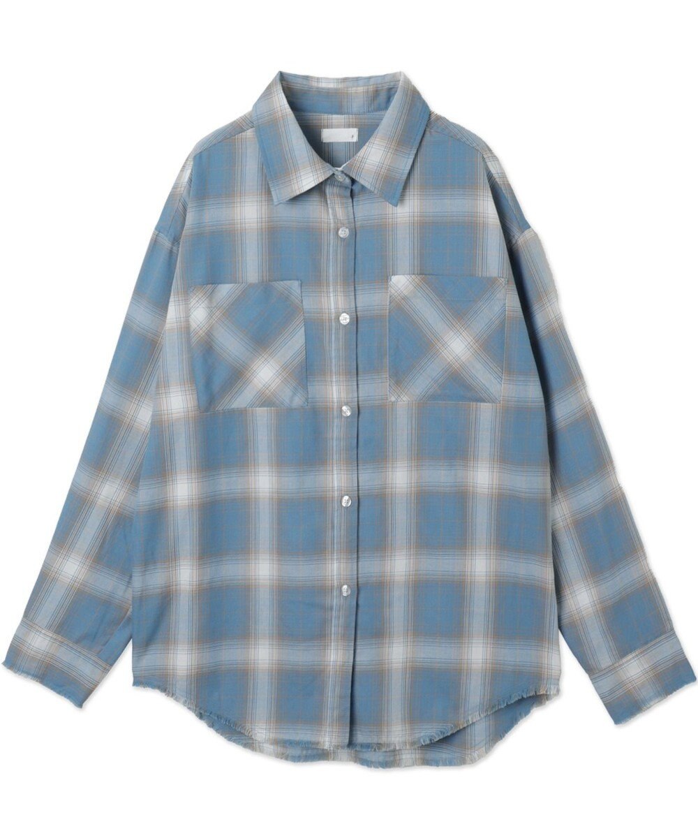 WEGO チェックBIGシャツ 