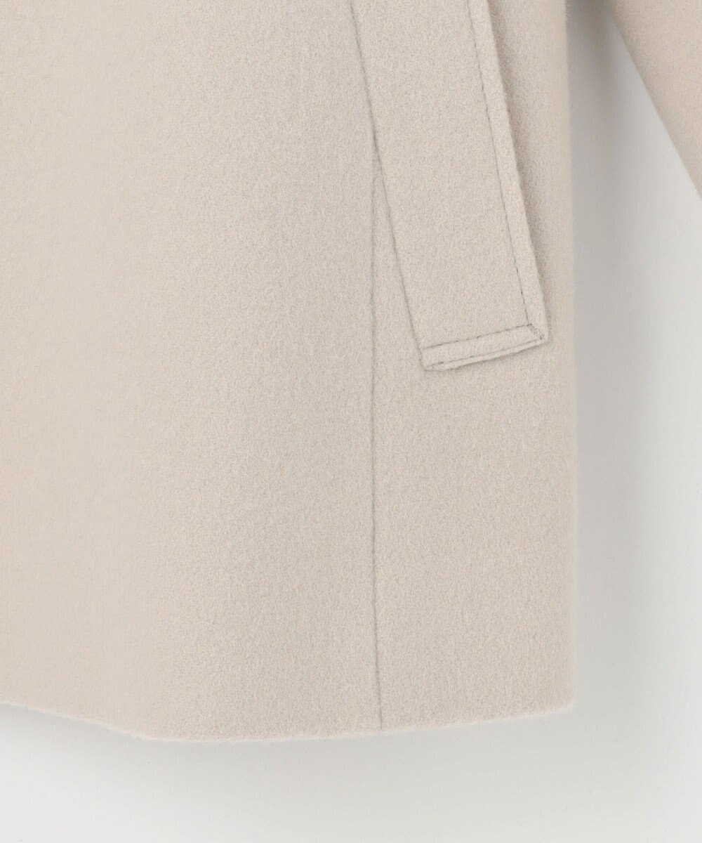 J.PRESS LADIES ショートビーバー ショート丈 ステンカラー コート 