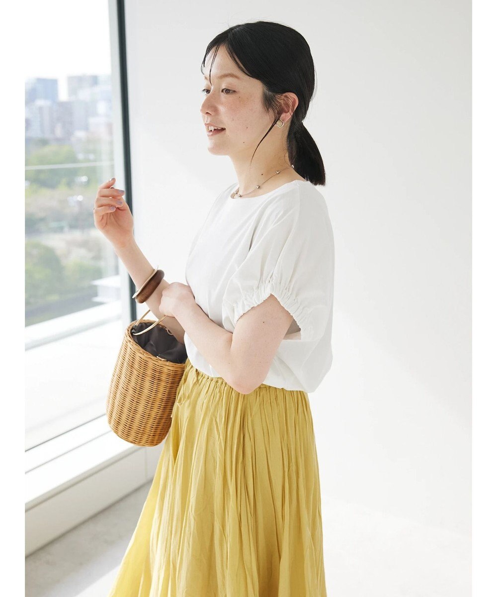 CRAFT STANDARD BOUTIQUE 【ＵＶカット】ギャザースリーブプルオーバー 