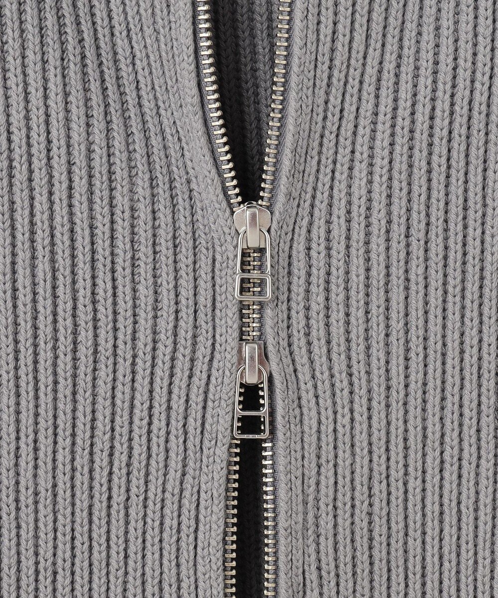 UNFILO MENS スウェットライク ジップベスト [24年秋冬商品] 