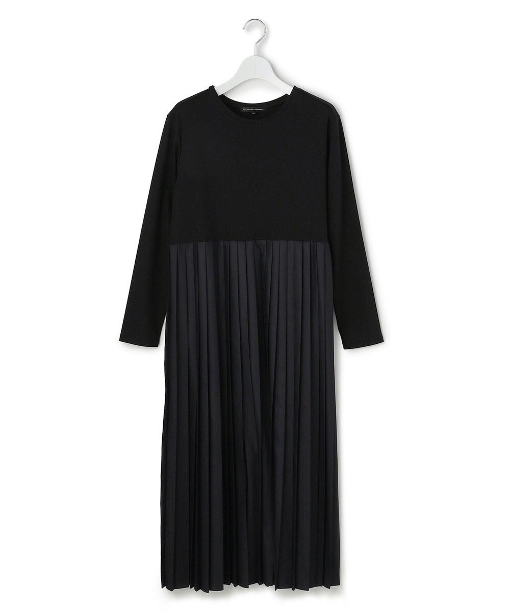 23区 L ニットセットアップ プリーツコンビ ワンピース 