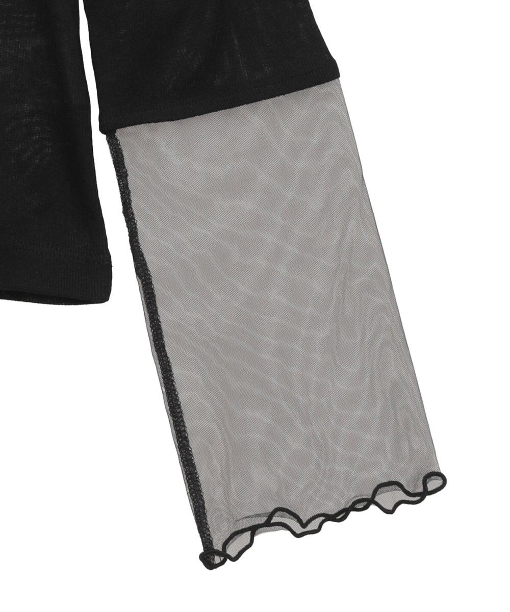 earth music&ecology シアースリーブプルオーバー 