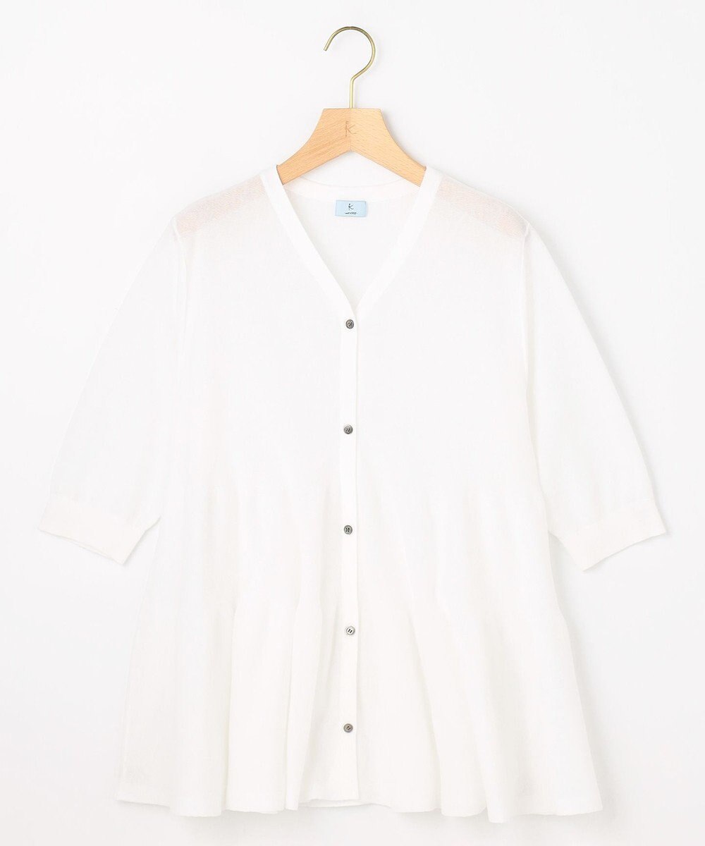 組曲 L 【先行予約】シアーニット　ティアードカーディガン 