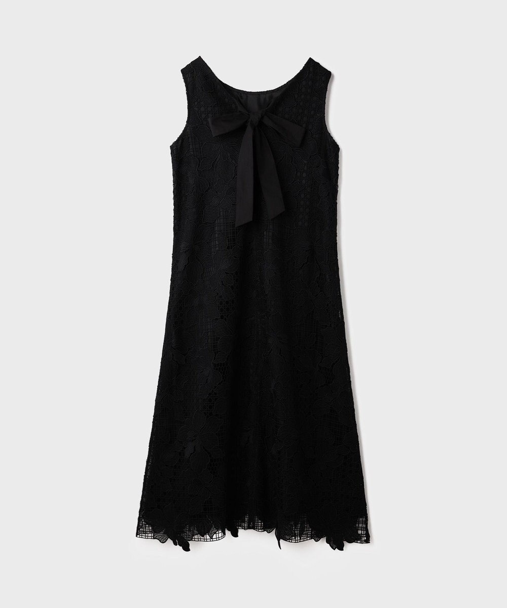 GRACE CONTINENTAL メッシュフラワーレースワンピース 