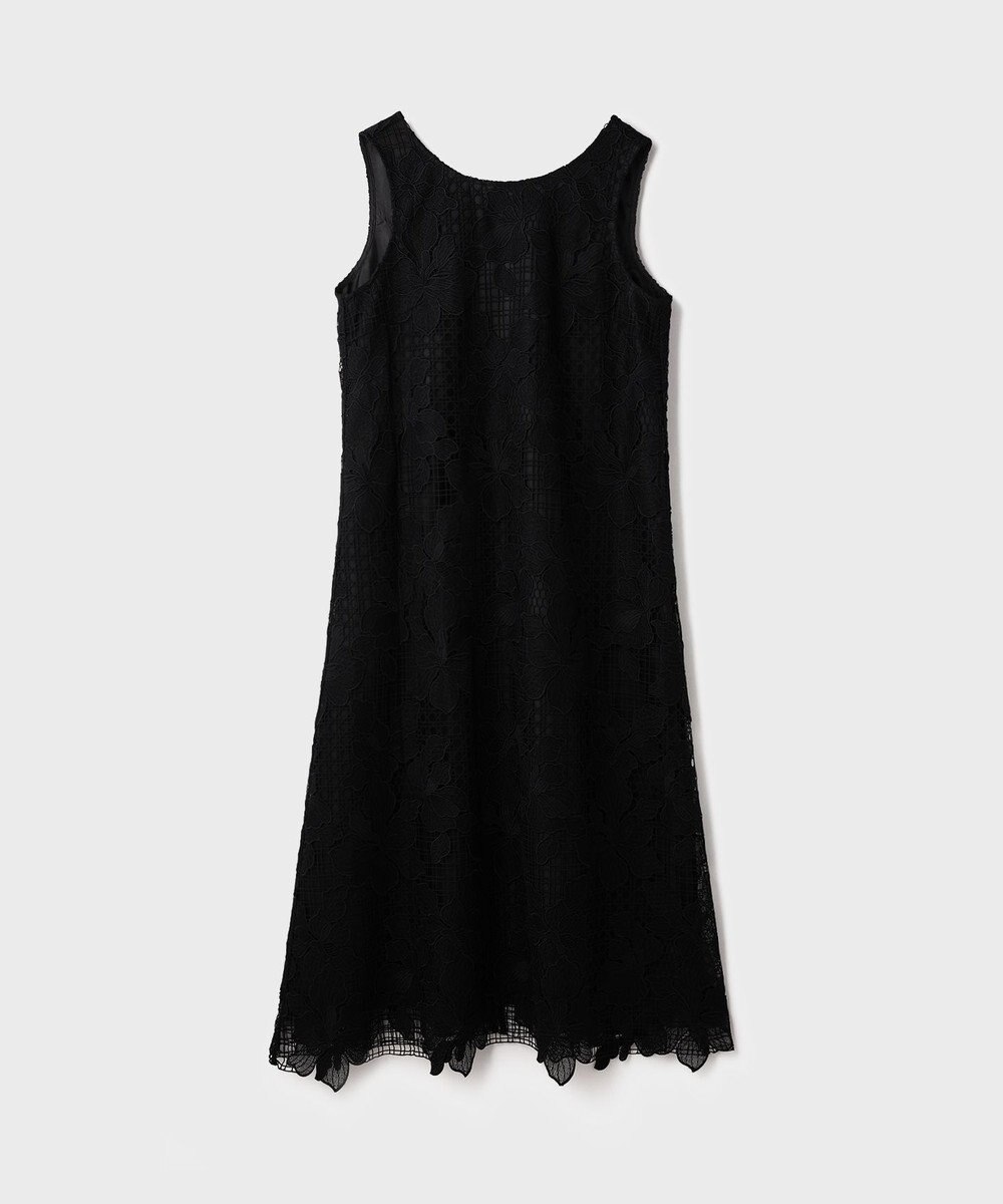 GRACE CONTINENTAL メッシュフラワーレースワンピース 