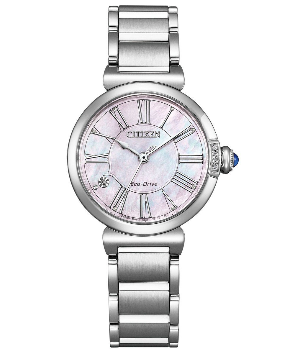 CITIZEN 【シチズン エル】みずみずしいピンクのグラデーションが華やぐジュエリーのような腕時計 EM1060-87Y 