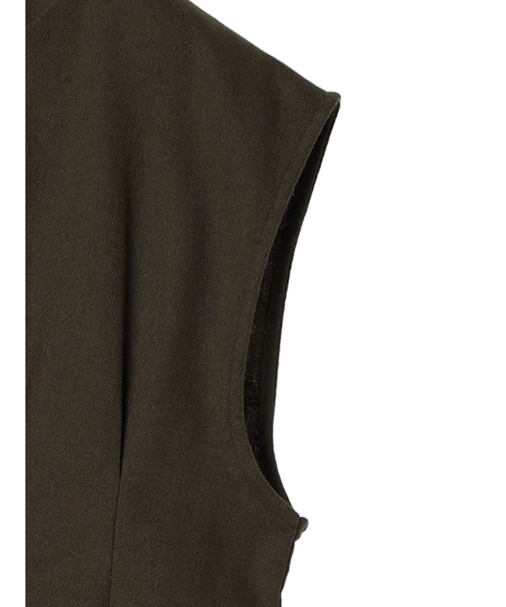 earth music&ecology ＳＥＴ２点ヘリンボーンベスト＋キャミドレ 