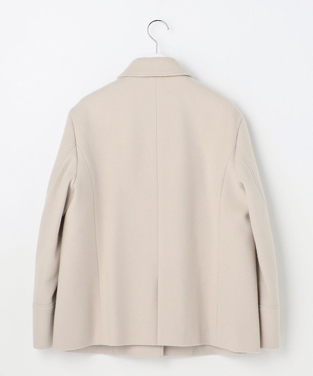 J.PRESS LADIES ショートビーバー ショート丈 ステンカラー コート 