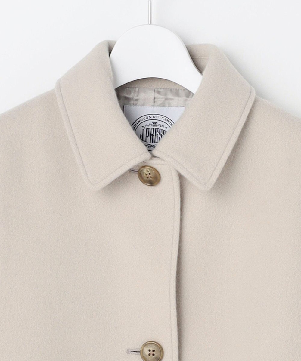 J.PRESS LADIES ショートビーバー ショート丈 ステンカラー コート 