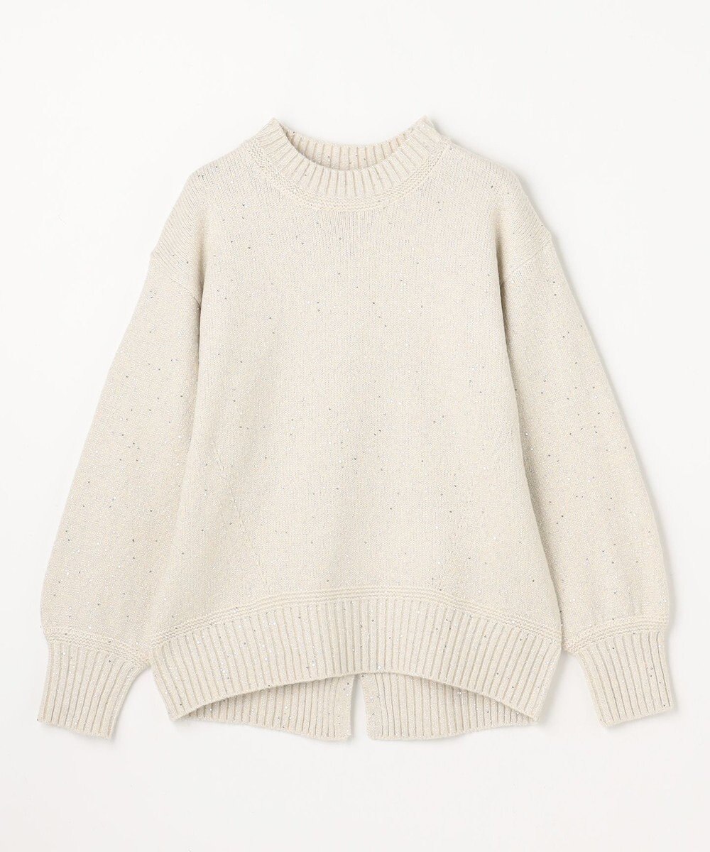 ANY L スパンコールニット 