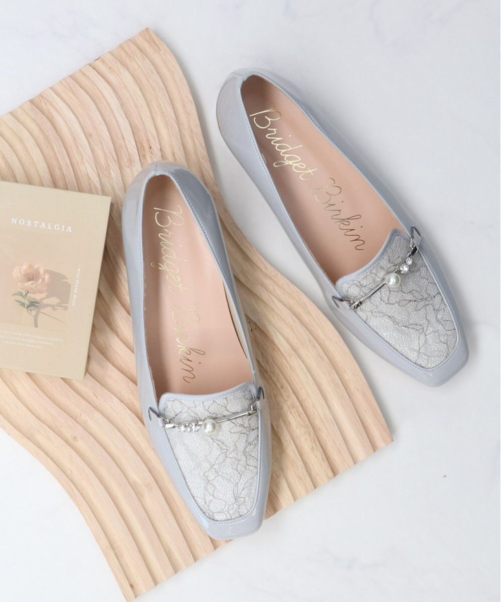 Bridget Birkin 【Bridget Birkin】レースコンビパールビットローファー 