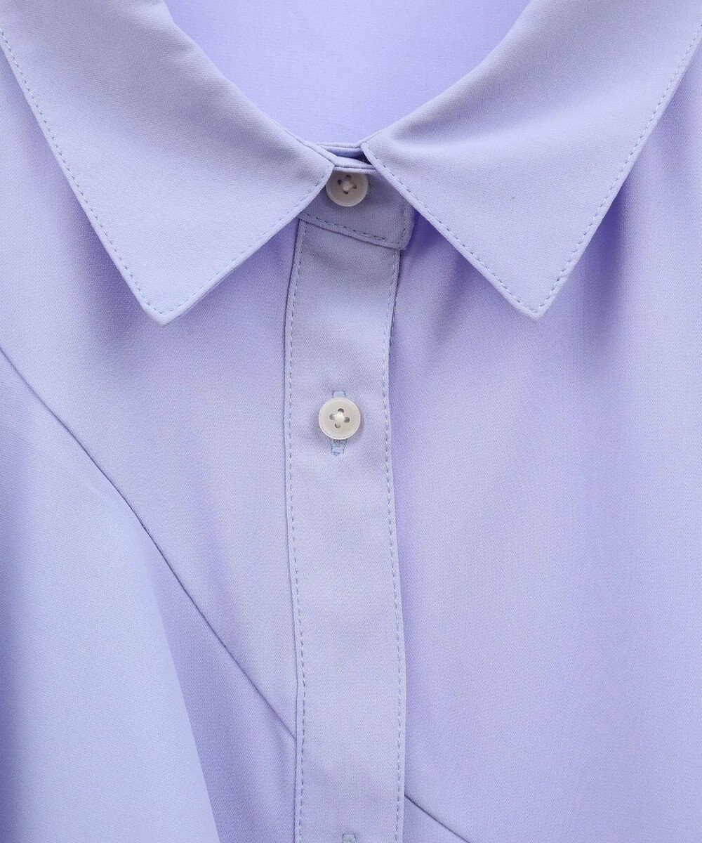 earth music&ecology アシメラッフルシャツ 