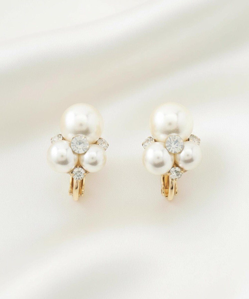 ANY SIS ミルキージュエル パール調 イヤリング 