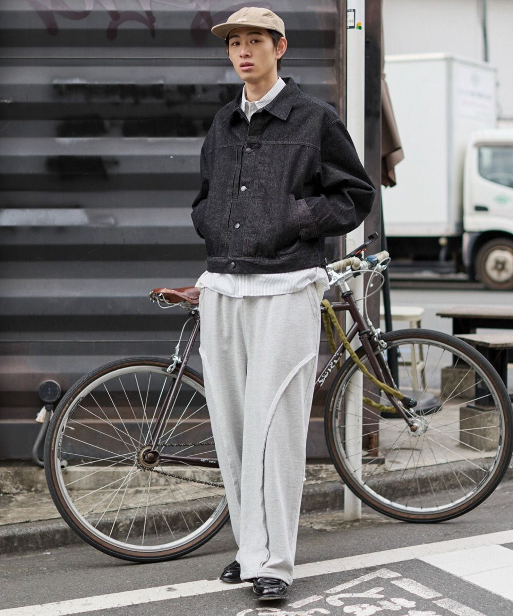 WEGO 【ユニセックス着用ITEM】リジットデニムジャケット 