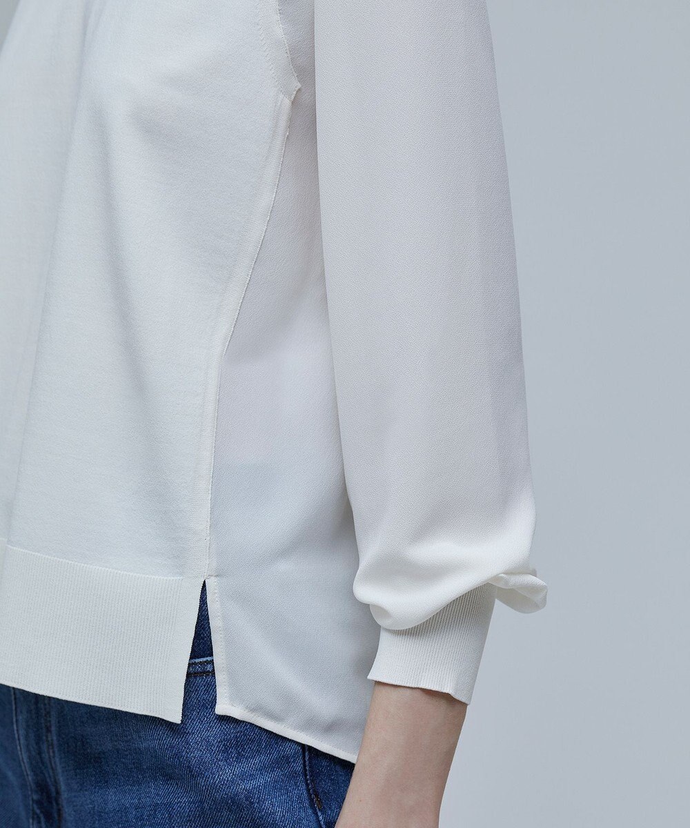 BEIGE， CLARISSE / タイニーフリルニット 