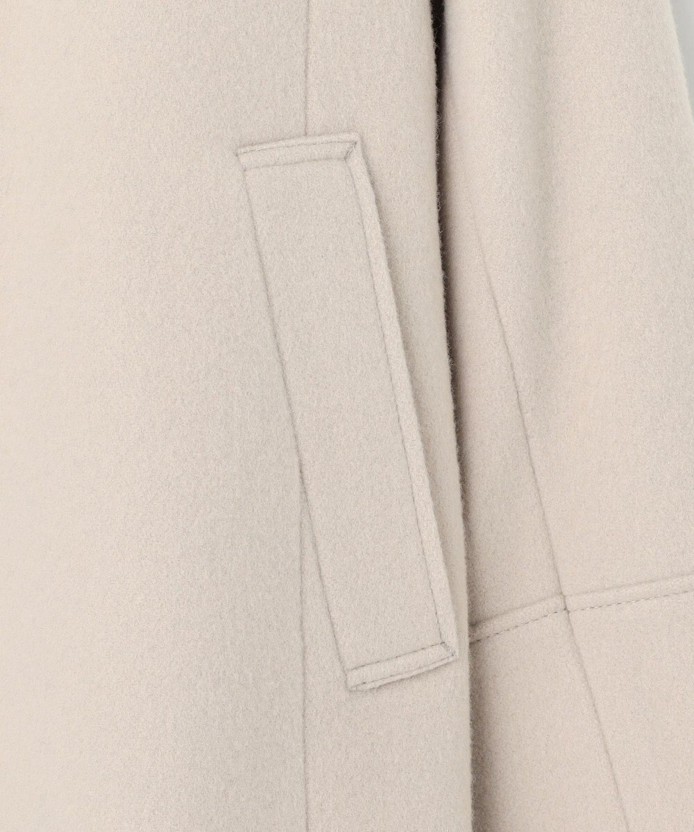 J.PRESS LADIES ショートビーバー ショート丈 ステンカラー コート 