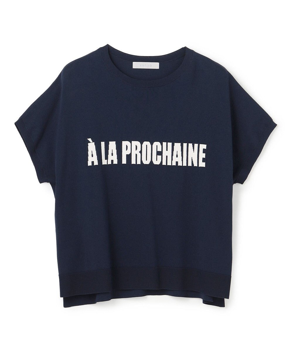 UNFILO スゴ機能美ニット ロゴジャガード 