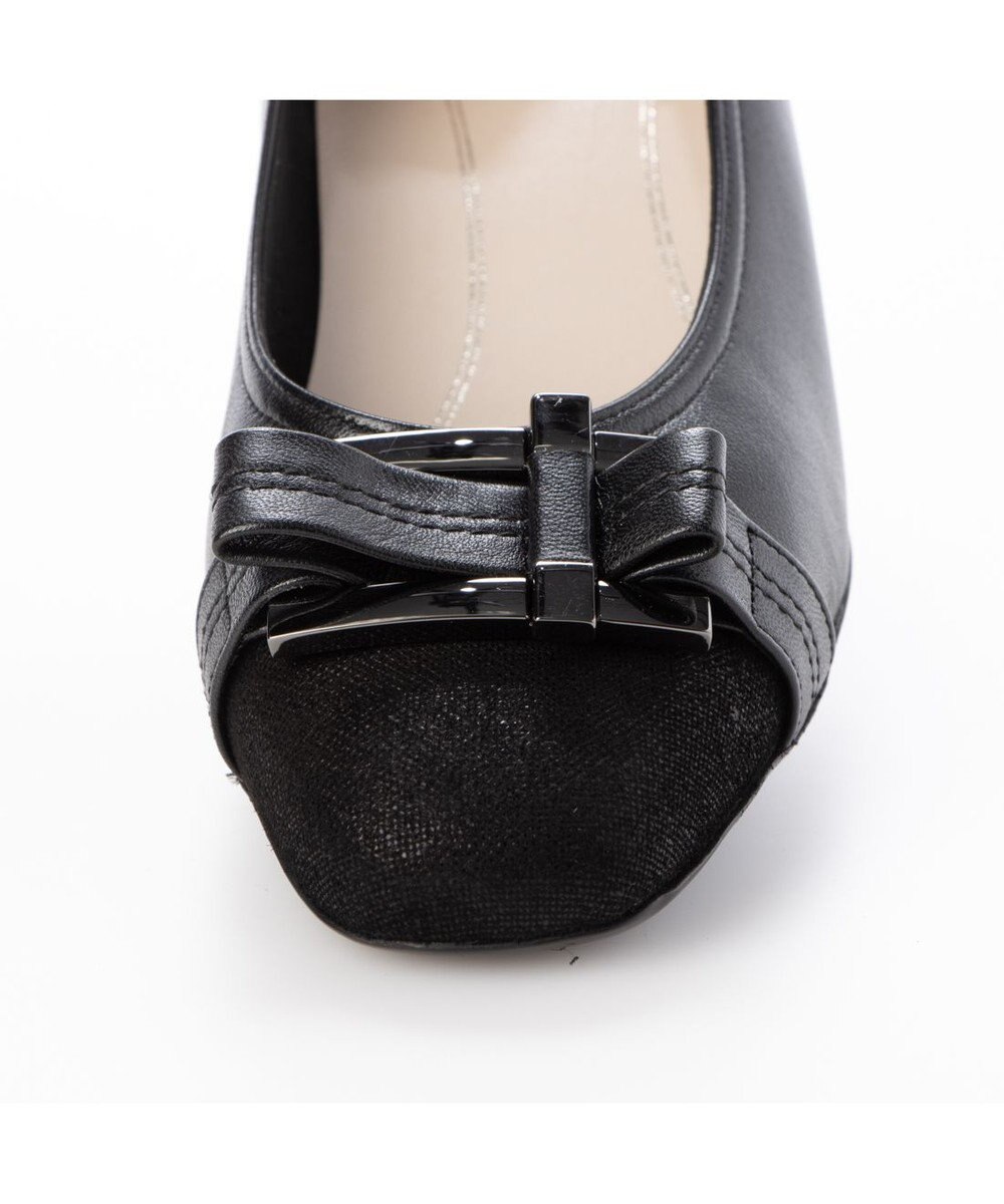 Riz raffinee <Riz raffinee>【3E】バックルリボンモチーフパンプス 