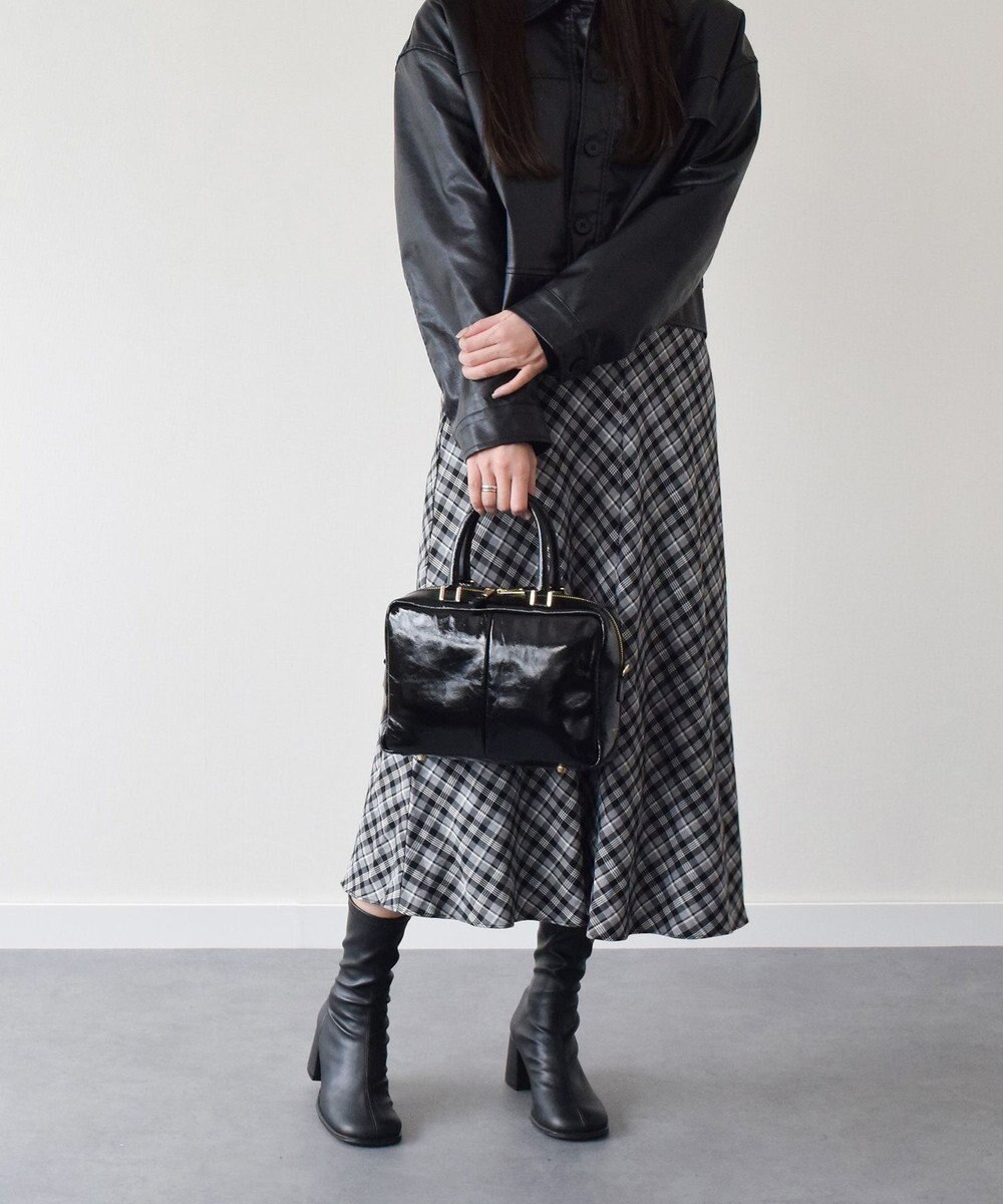 INTER-CHAUSSURES 【CHRISTIAN VILLA】センターシームハンドバッグ 