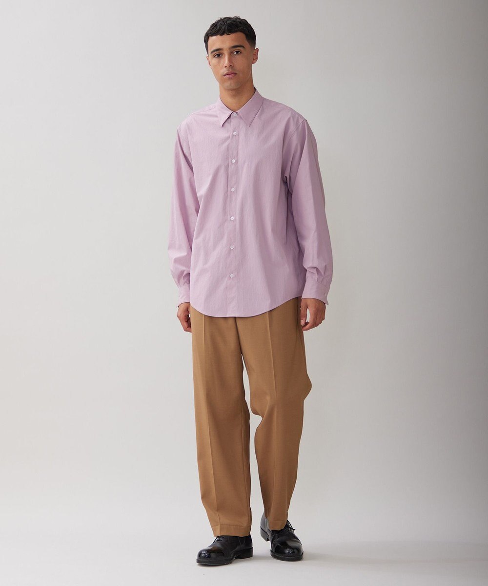 UNFILO MENS ウールライク ワイドパンツ 